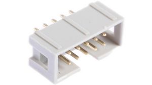 IDC Connector, Straight, Plug, Grey, 1A, Contacts - 10