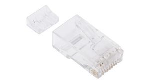 Standard Modular Connector, Plug, Shielded, CAT6 / CAT6a, RJ45, Pack of 5 pieces