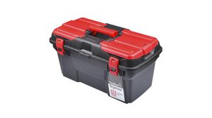 Tool Case 250x263x494mm Plastic Black / Red