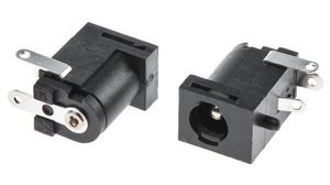 DC Power Connector, Socket, Angled, 5.9 x 15.2mm