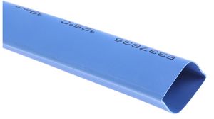 Heat-Shrink Tubing 2:1, 9.5 ... 19mm, Blue, Polyolefin, 5m