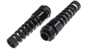 Cable Gland, 13 ... 18mm, M25 x 1.5, Polyamide 6.6, Black