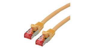 Propojovací kabel, Zástrčka RJ45 - Zástrčka RJ45, Cat 6, S/FTP, 3m, Žlutá