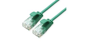 Patch Cable, RJ45 Plug - RJ45 Plug, CAT6a, UTP, 5m, Green
