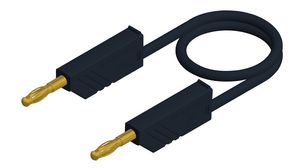 Test Lead Gold-Plated Brass 250mm Black