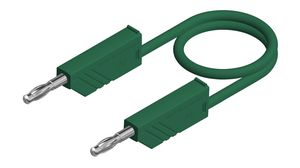 Test Lead, Tin-Plated Brass, 2m, Green