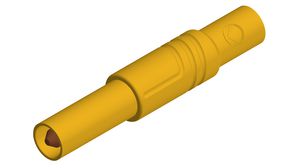 Safety plug, Yellow, Nickel-Plated, 1kV, 24A