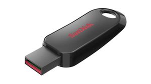 USB-sticka, Cruzer Snap, 128GB, USB 2.0, Svart