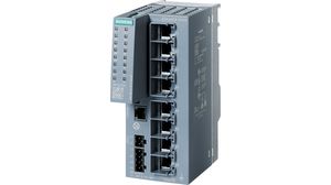 Ethernet Switch, RJ45 Ports 8, 100Mbps, Layer 2 Managed