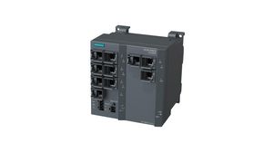Industrial Ethernet Switch, RJ45 Ports 10, 100Mbps, Managed