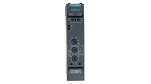 3RP25 Series DIN Rail Mount Timer Relay, 12 ... 240V ac/dc, 2-Contact, 1 s ... 100h, DPDT