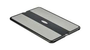 Stand with Retractable Mouse Pad, Notebook, Black / Silver