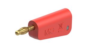Test Plug 32A Zinc Copper / Gold-Plated Red