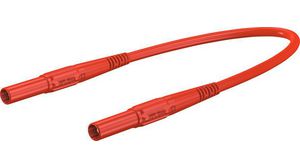 Safety Test Lead Nickel-Plated 1m Red