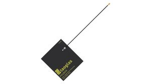 Cellular Antenna, Minima, 4G / 3G / 2G, 3 dBi, U.FL, Adhesive Mount