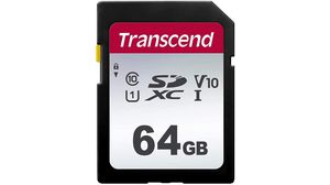 Memory Card, SD, 64GB, 100MB/s, 20MB/s, Black