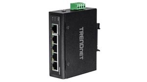 Ethernet-switch, RJ45-porte 5, 100Mbps, Ikke-styret