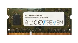 Notebook RAM Memory DDR3 1x 4GB SODIMM 204 Pins