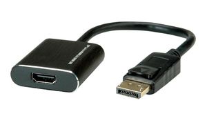 Videoadapter, DisplayPort-Stecker - HDMI-Buchse, 3840 x 2160, Schwarz