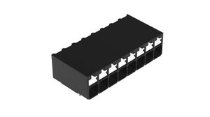 Wire-To-Board Terminal Block, THT, 3.5mm Pitch, Right Angle, Push-In, 8 Poles