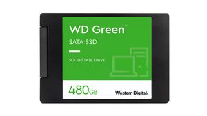 Disque SSD, WD Green, 2.5", 480GB, SATA III