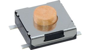 Tactile Switch, 1NO, 3.53N, 6.2 x 6.2mm, WS-TASV