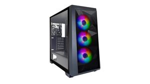 Performance A + X7 RGB PC tok, 6x 2.5" or 2x 3.5", 4x 2.5", 2x USB 3.0, Audio In/Out, Fekete
