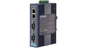 Seriel enhedsserver, 100 Mbps, Serial Ports - 2, RS232 / RS422 / RS485