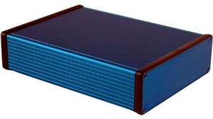 Extrudiertes Gehäuse 1455 220x165x51.5mm Aluminium-Strangpressprofil Blau