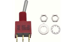 Miniature Toggle Switch ON-OFF-ON 2 A / 5 A 2CO IP67