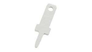 Push-On Blade Terminal, Straight, 1 Pins, Pitch