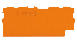 End plate, Orange, 70 x 33mm