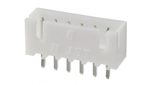 Pin header, single-row straight 6-pin Header / Plug 6 Positions 2.5mm