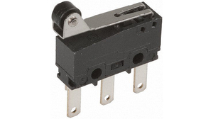 Micro Switch AV3, 3A, 1CO, 0.39N, Roller Lever