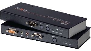 KVM-hosszabbító, VGA, USB, audió, RS232 150m 1920 x 1200