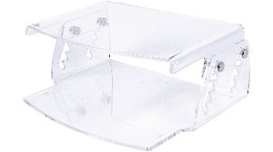 Monitor Stand with Document Holder, Addit, 15kg, Transparent