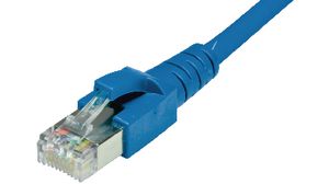 Patch Cable, RJ45 Plug - RJ45 Plug, CAT6a, S/FTP, 5m, Blue