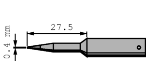 Soldering Tip 832 Pencil Point 55mm 0.4mm