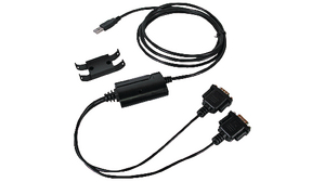 USB to Serial Converter, RS232, 2 DB9 Male