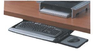 Keyboard Tray, Black, Suitable for Under Desk Mounting