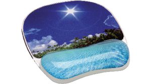 Fellowes Health-V Crystals Gel Microban Repose-poignets avec tapis de  souris bleu au meilleur prix sur