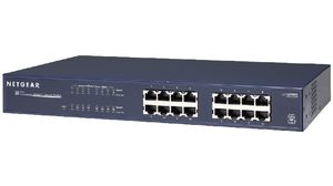 Ethernet Switch, RJ45 Ports 16, 1Gbps, Unmanaged