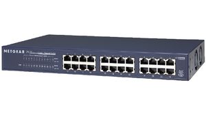 Ethernet Switch, RJ45 Ports 24, 1Gbps, Unmanaged