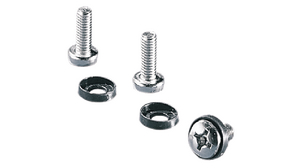Screws (M6), 50 pieces, Steel, 16x6x6mm, Silver