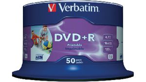 DVD+R 4.7 GB Spindle of 50