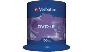 DVD+R 4.7 GB Spindle of 100