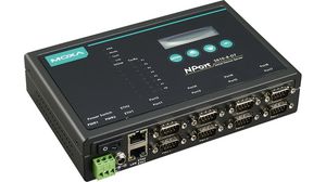 Serial Device Server, 100Mbps, Serial Ports - 8, RS232