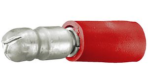 Crimp Terminal PVC Red Pack of 100 pieces