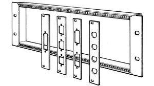 Panel with Connector Cut-outs 3 HE/4 TE