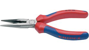 Flat-Nose radio Pliers with Cutter Hard Wire / Medium Hard Wire 160 mm